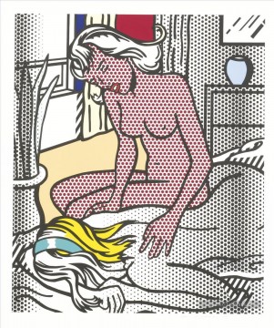  Lichtenstein Pintura - Dos desnudos 1964 Roy Lichtenstein